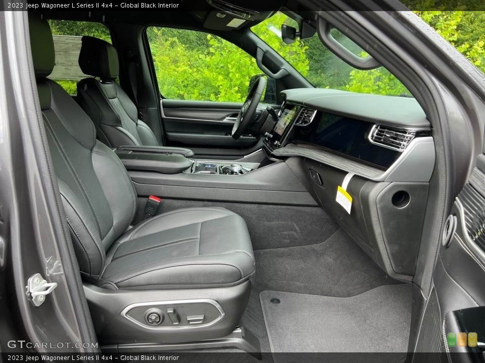 Global Black Interior Front Seat for the 2023 Jeep Wagoneer L Series II 4x4 #146198852