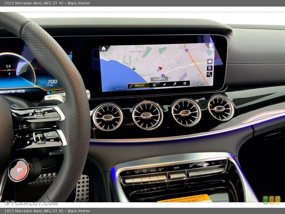 Black Interior Controls for the 2023 Mercedes-Benz AMG GT 43 #146198913