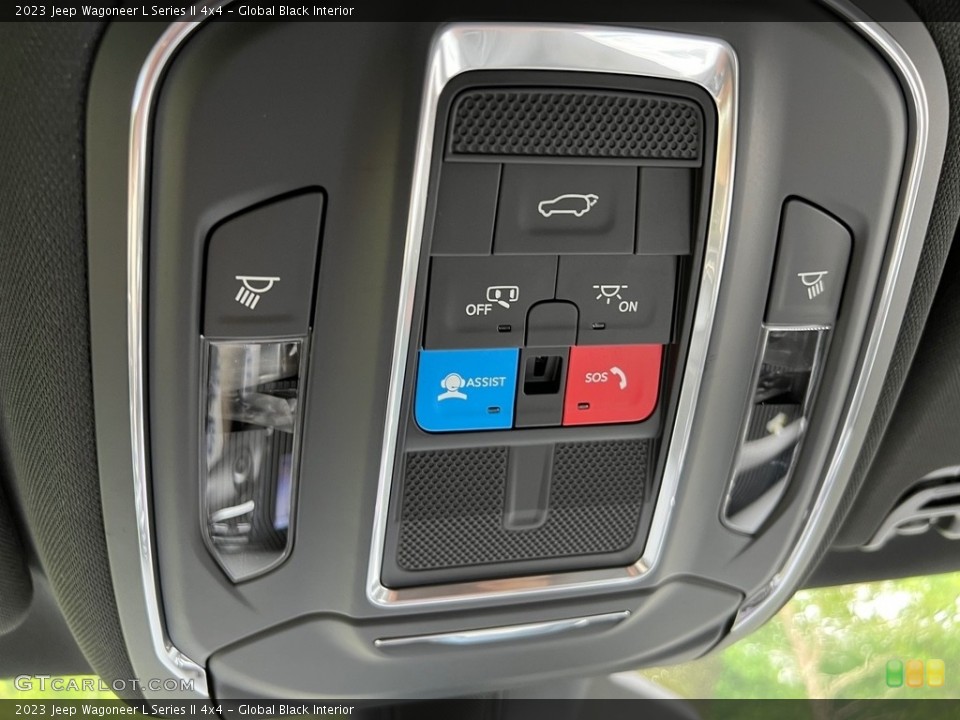 Global Black Interior Controls for the 2023 Jeep Wagoneer L Series II 4x4 #146199183