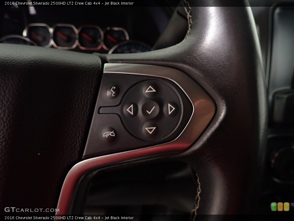 Jet Black Interior Steering Wheel for the 2016 Chevrolet Silverado 2500HD LTZ Crew Cab 4x4 #146199261