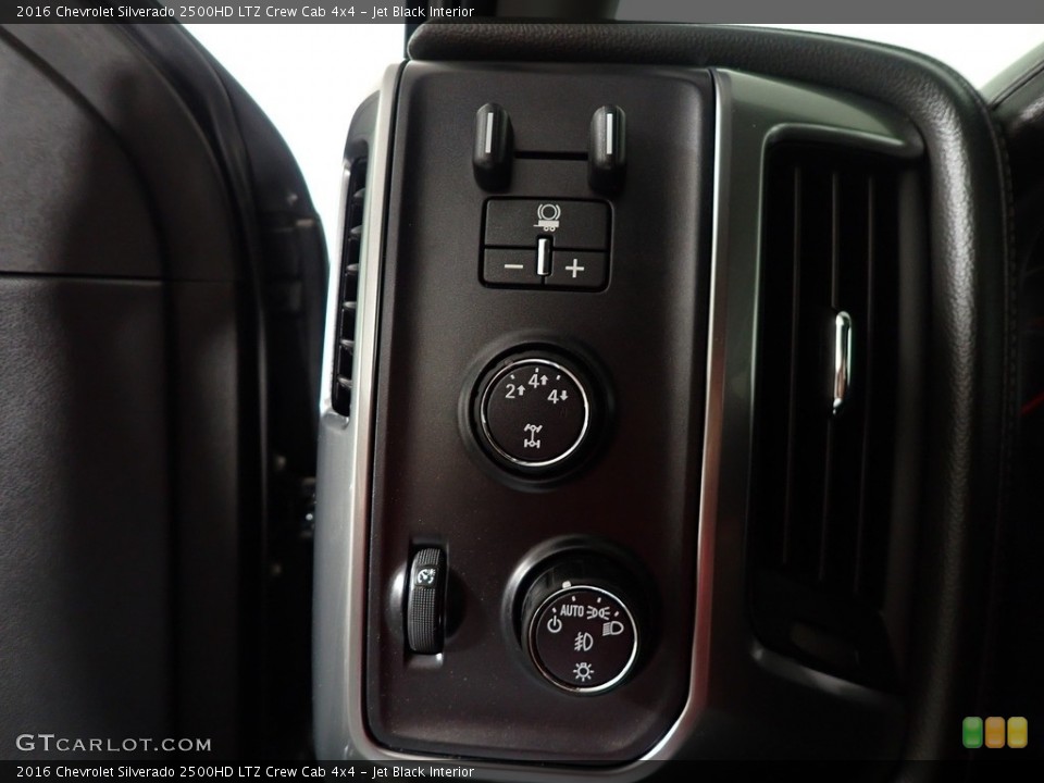 Jet Black Interior Controls for the 2016 Chevrolet Silverado 2500HD LTZ Crew Cab 4x4 #146199282
