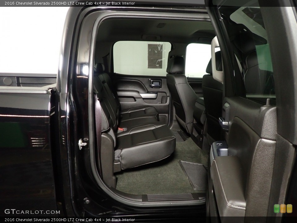 Jet Black Interior Rear Seat for the 2016 Chevrolet Silverado 2500HD LTZ Crew Cab 4x4 #146199420