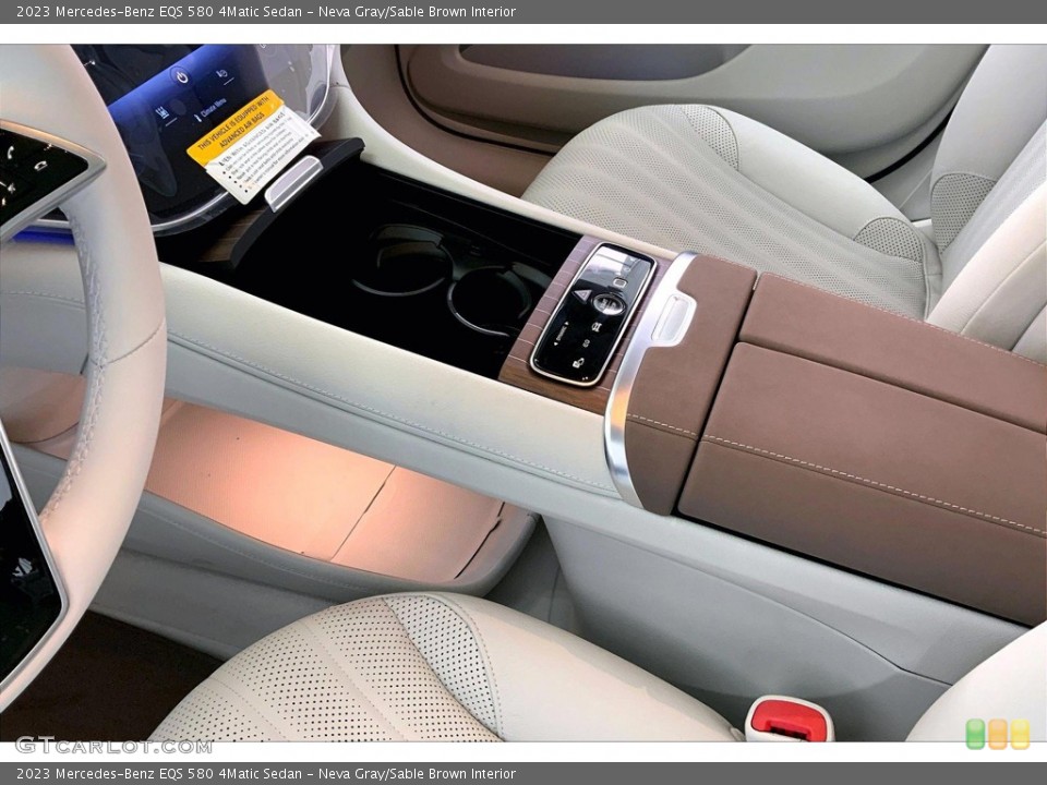 Neva Gray/Sable Brown Interior Front Seat for the 2023 Mercedes-Benz EQS 580 4Matic Sedan #146199912