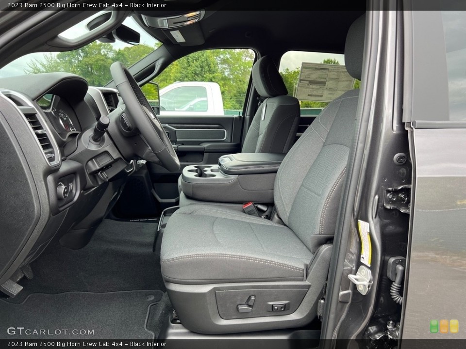 Black Interior Photo for the 2023 Ram 2500 Big Horn Crew Cab 4x4 #146200806