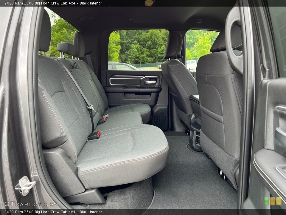 Black Interior Rear Seat for the 2023 Ram 2500 Big Horn Crew Cab 4x4 #146200932