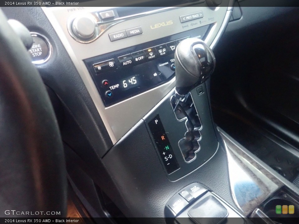 Black Interior Transmission for the 2014 Lexus RX 350 AWD #146200953