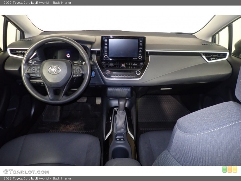 Black Interior Dashboard for the 2022 Toyota Corolla LE Hybrid #146200968