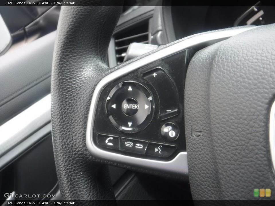 Gray Interior Steering Wheel for the 2020 Honda CR-V LX AWD #146200983