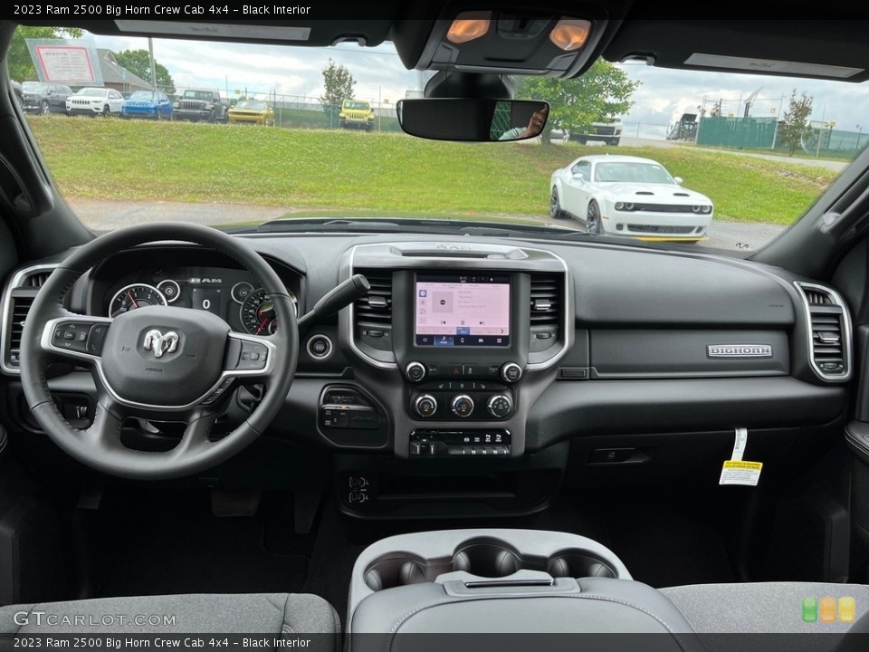 Black Interior Dashboard for the 2023 Ram 2500 Big Horn Crew Cab 4x4 #146201025