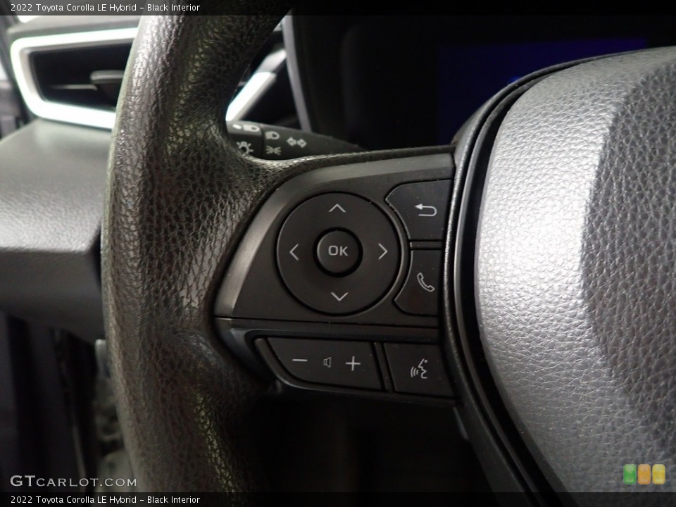 Black Interior Steering Wheel for the 2022 Toyota Corolla LE Hybrid #146201082