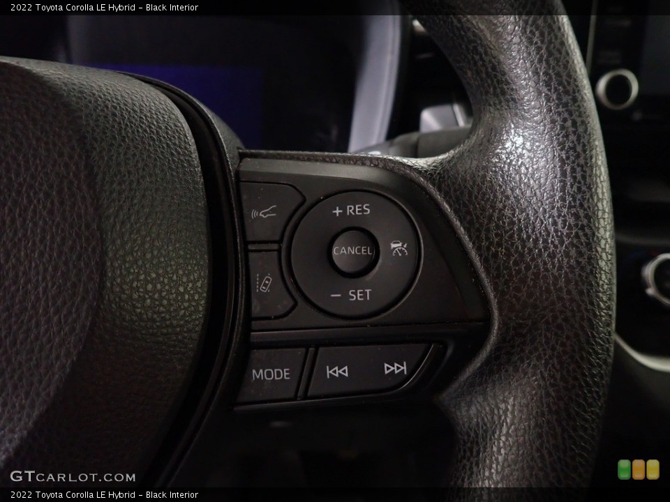 Black Interior Steering Wheel for the 2022 Toyota Corolla LE Hybrid #146201106