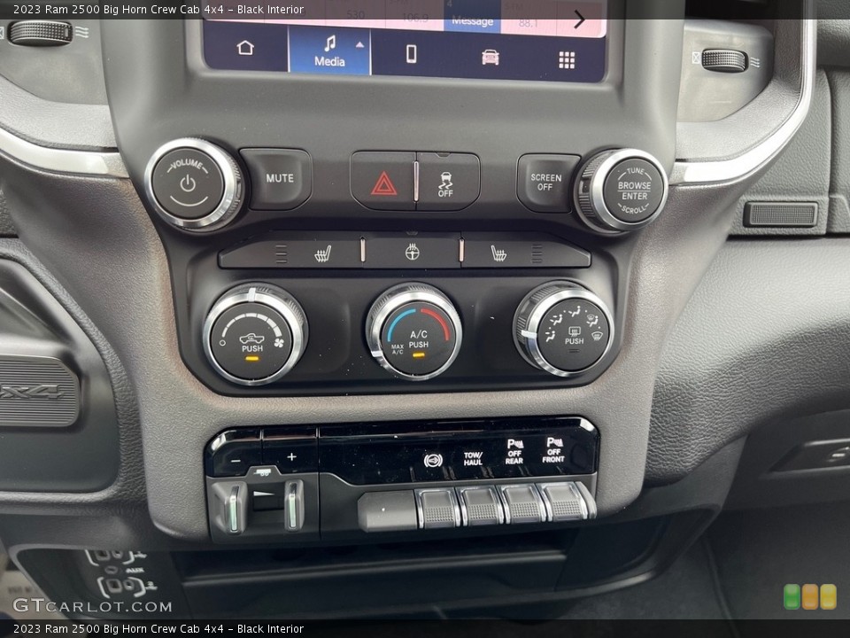 Black Interior Controls for the 2023 Ram 2500 Big Horn Crew Cab 4x4 #146201178