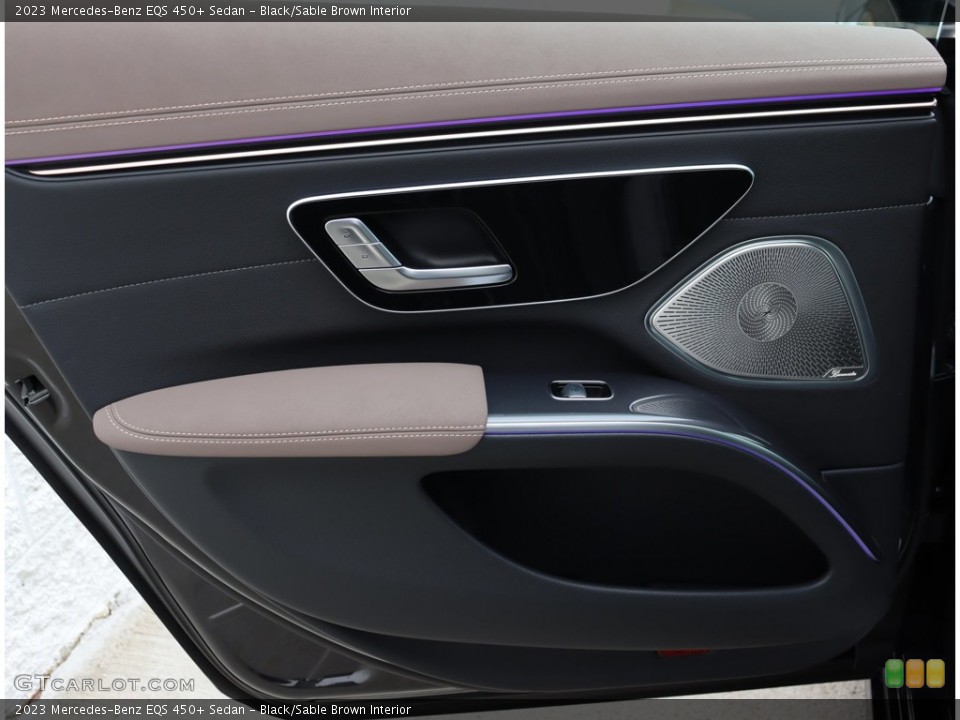 Black/Sable Brown Interior Door Panel for the 2023 Mercedes-Benz EQS 450+ Sedan #146201283