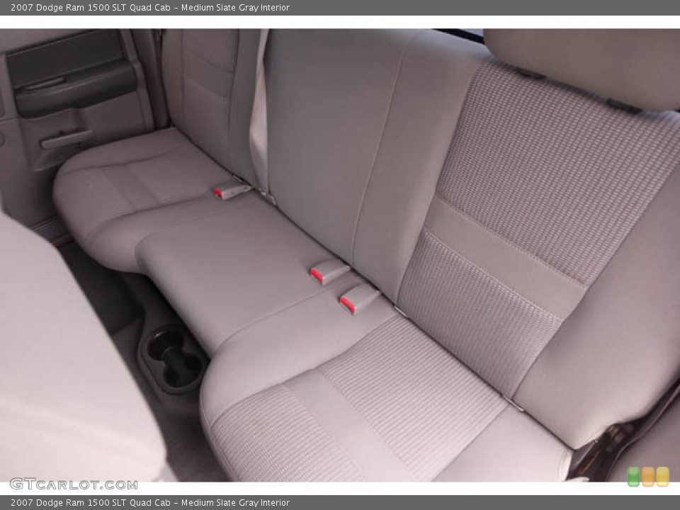 Medium Slate Gray Interior Rear Seat for the 2007 Dodge Ram 1500 SLT Quad Cab #146201655