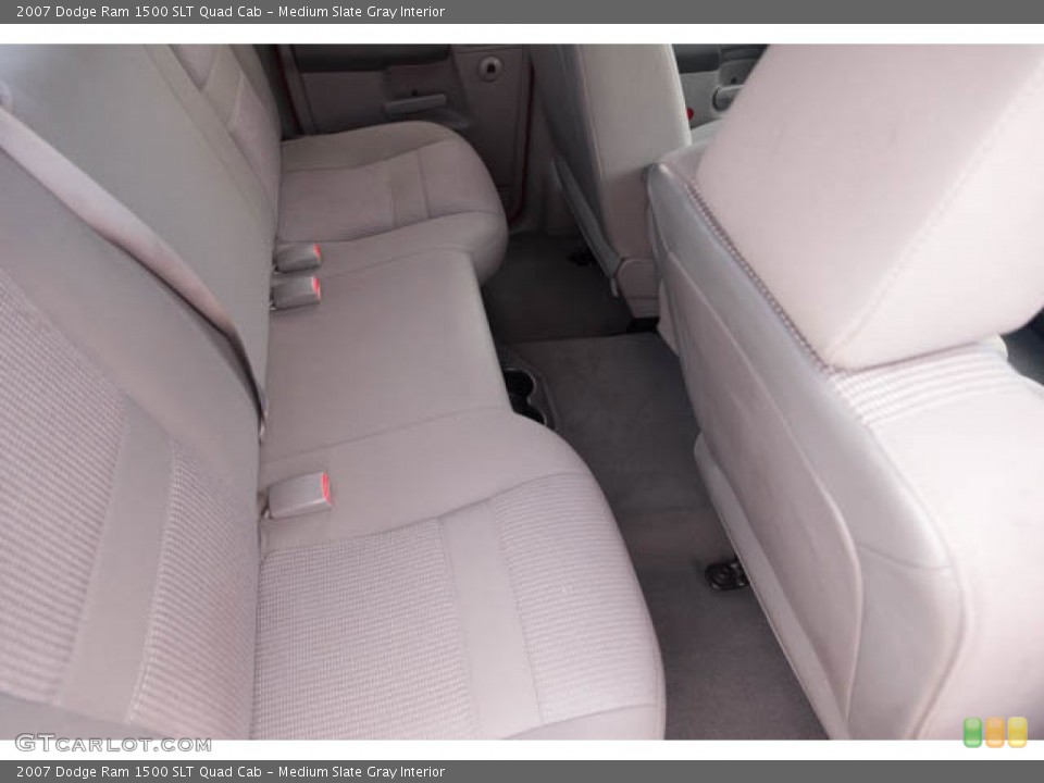 Medium Slate Gray Interior Rear Seat for the 2007 Dodge Ram 1500 SLT Quad Cab #146201667