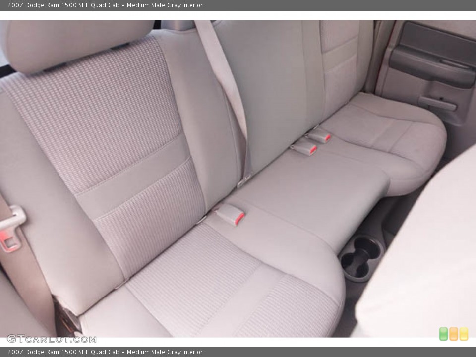 Medium Slate Gray Interior Rear Seat for the 2007 Dodge Ram 1500 SLT Quad Cab #146201679