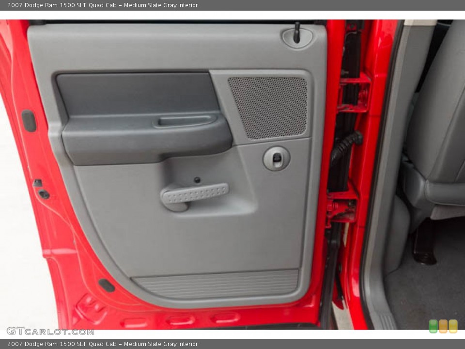 Medium Slate Gray Interior Door Panel for the 2007 Dodge Ram 1500 SLT Quad Cab #146201817