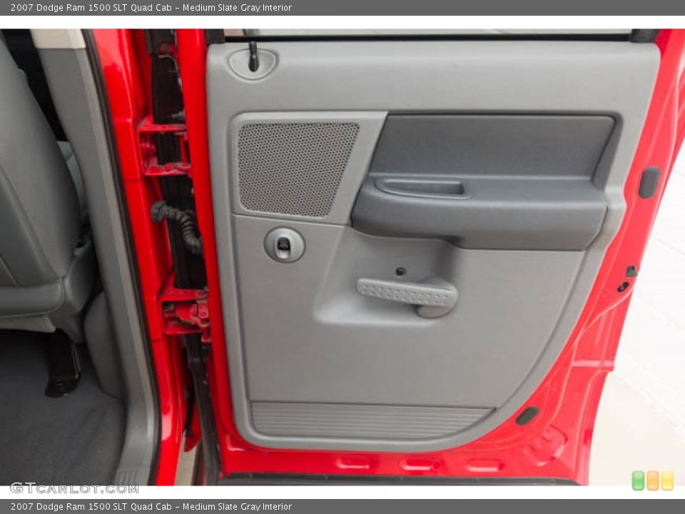 Medium Slate Gray Interior Door Panel for the 2007 Dodge Ram 1500 SLT Quad Cab #146201841