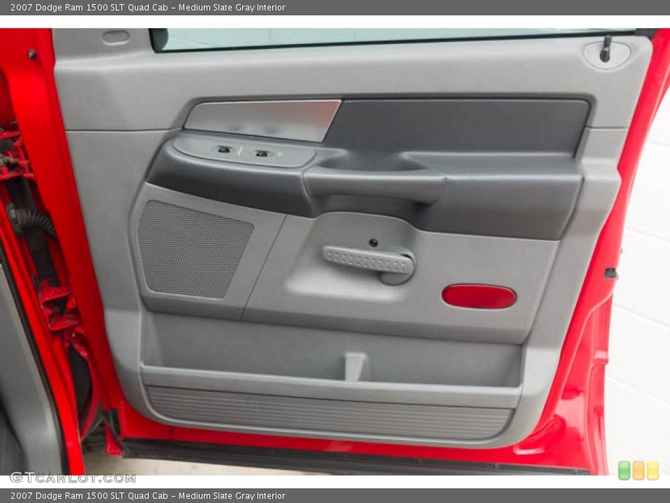 Medium Slate Gray Interior Door Panel for the 2007 Dodge Ram 1500 SLT Quad Cab #146201856