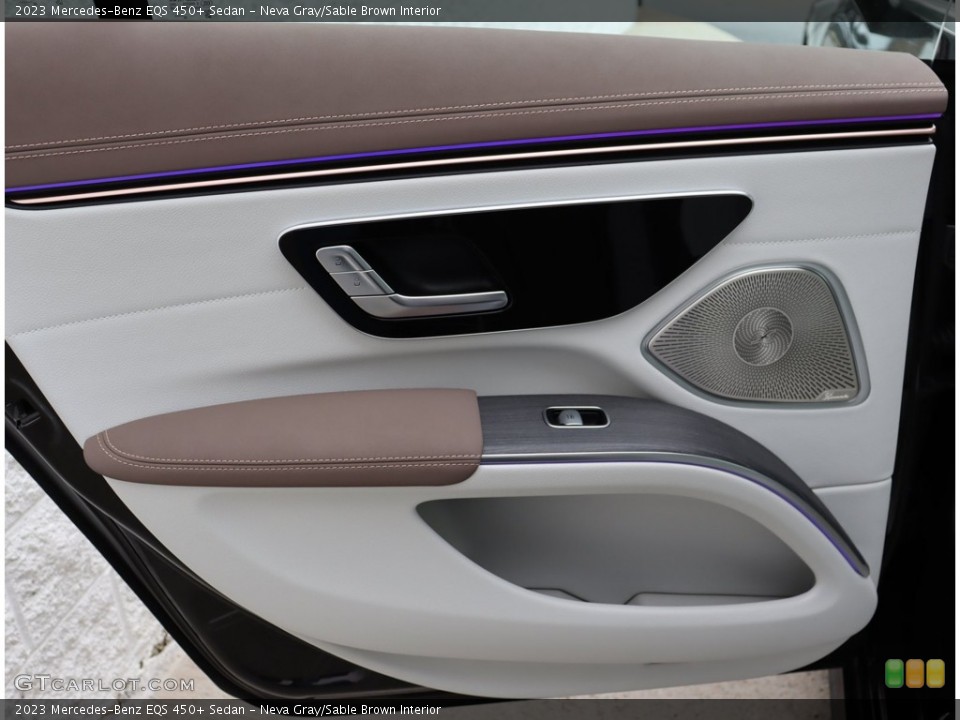 Neva Gray/Sable Brown Interior Door Panel for the 2023 Mercedes-Benz EQS 450+ Sedan #146202411