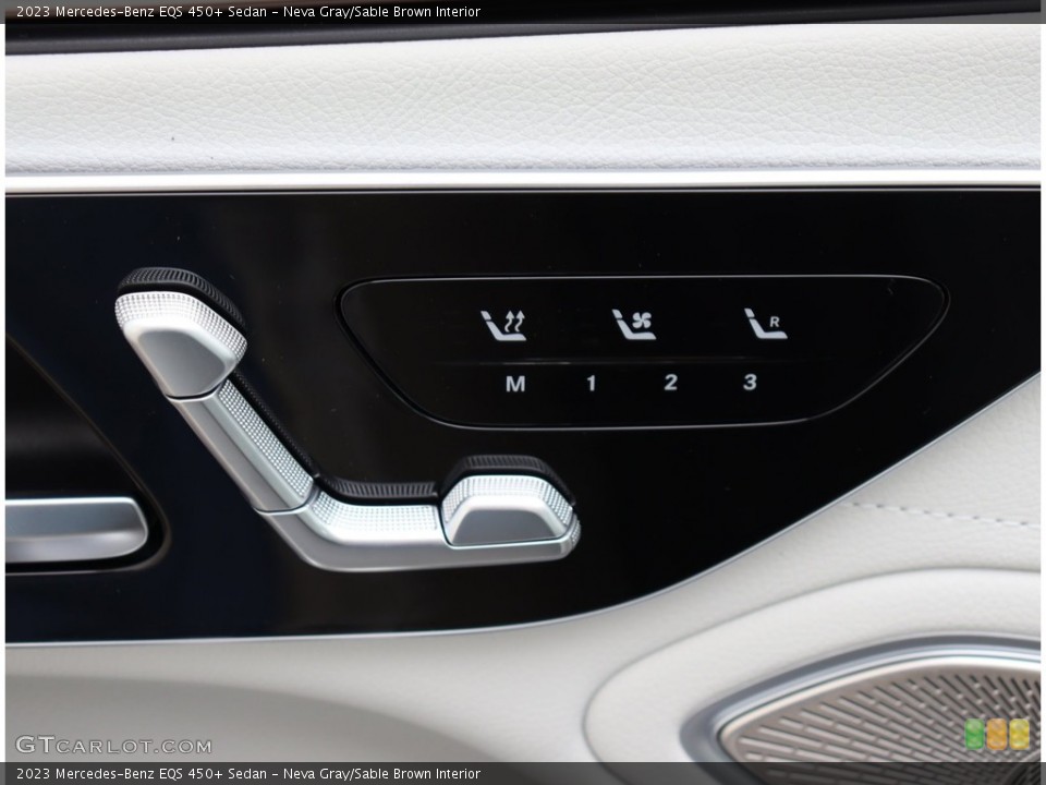 Neva Gray/Sable Brown Interior Door Panel for the 2023 Mercedes-Benz EQS 450+ Sedan #146202480