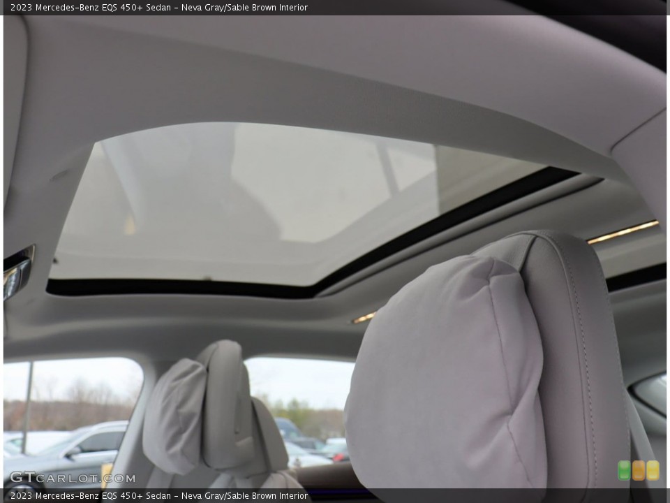 Neva Gray/Sable Brown Interior Sunroof for the 2023 Mercedes-Benz EQS 450+ Sedan #146202568