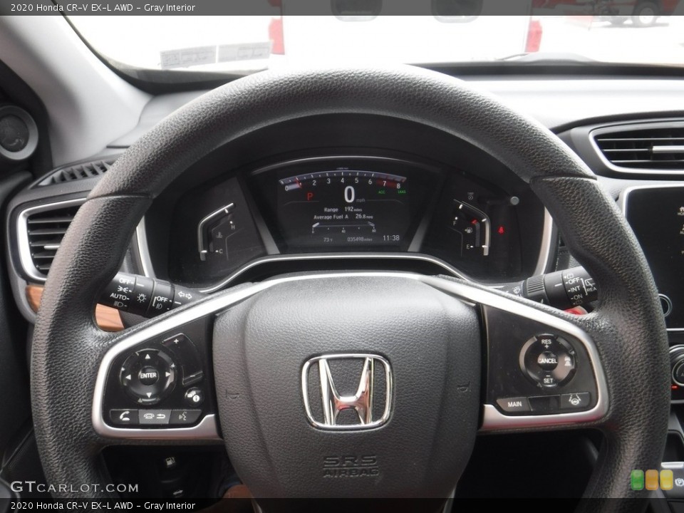 Gray Interior Steering Wheel for the 2020 Honda CR-V EX-L AWD #146203307