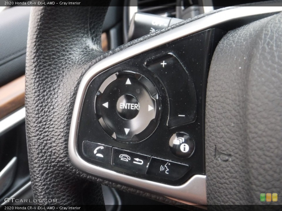 Gray Interior Steering Wheel for the 2020 Honda CR-V EX-L AWD #146203326
