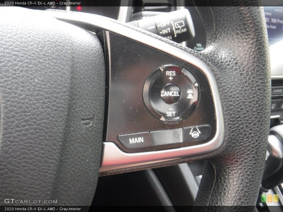 Gray Interior Steering Wheel for the 2020 Honda CR-V EX-L AWD #146203362