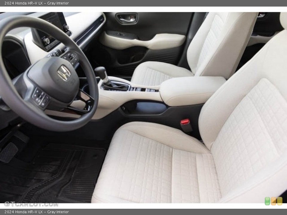 Gray Interior Front Seat for the 2024 Honda HR-V LX #146203941