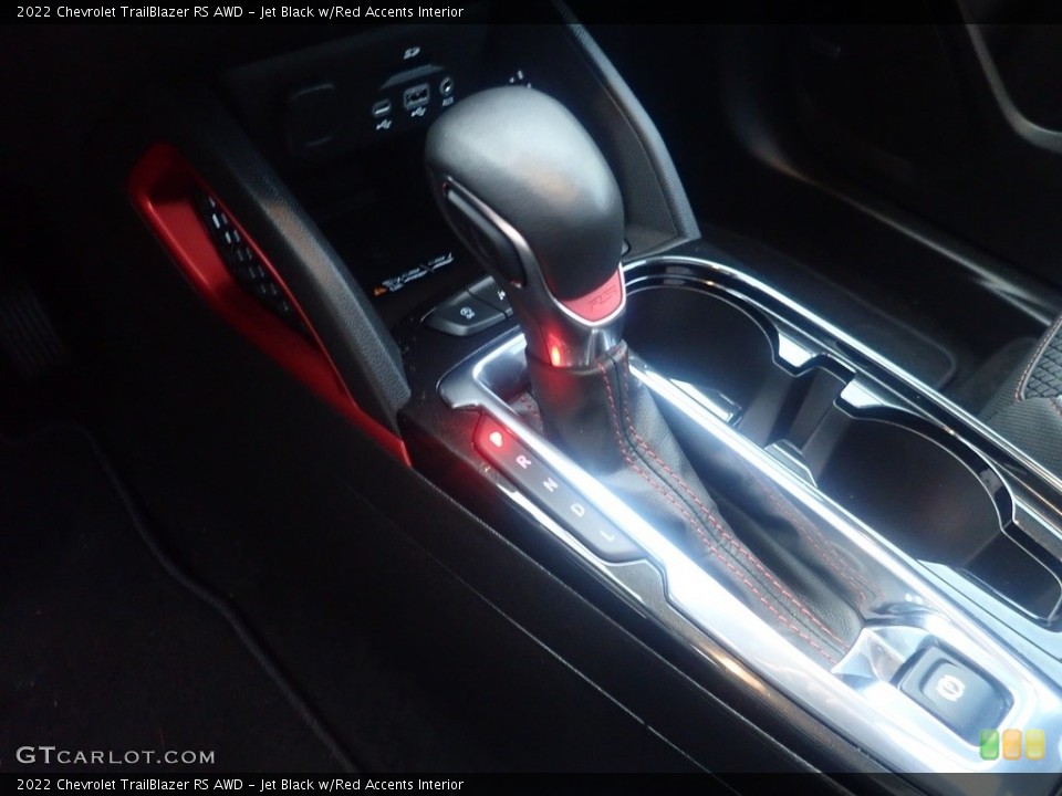 Jet Black w/Red Accents Interior Transmission for the 2022 Chevrolet TrailBlazer RS AWD #146204391