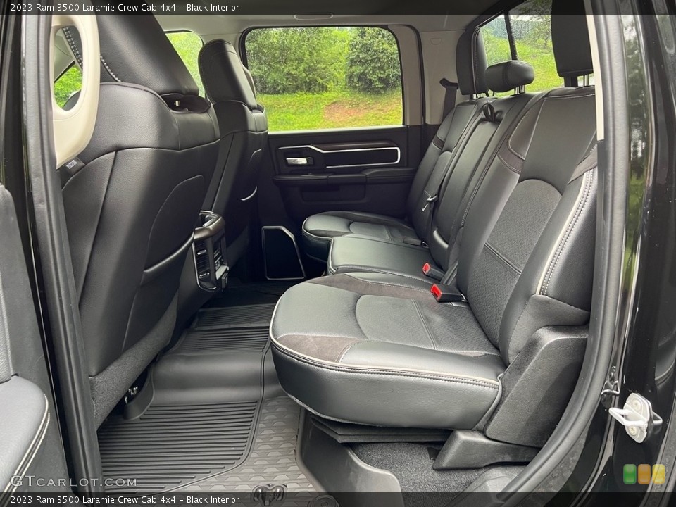 Black Interior Rear Seat for the 2023 Ram 3500 Laramie Crew Cab 4x4 #146204694