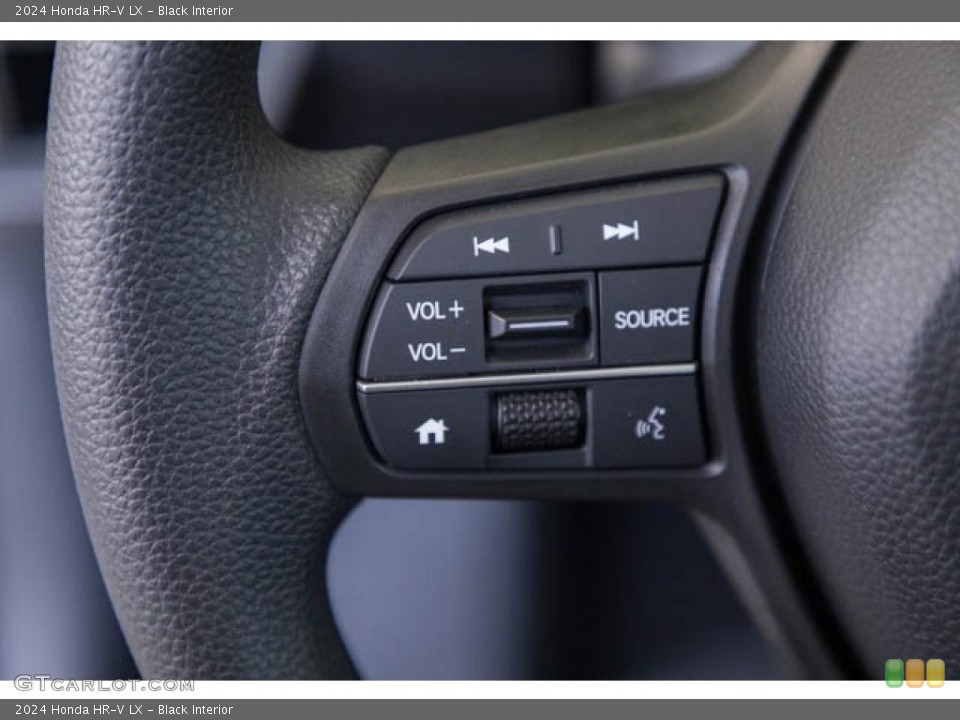 Black Interior Steering Wheel for the 2024 Honda HR-V LX #146204838