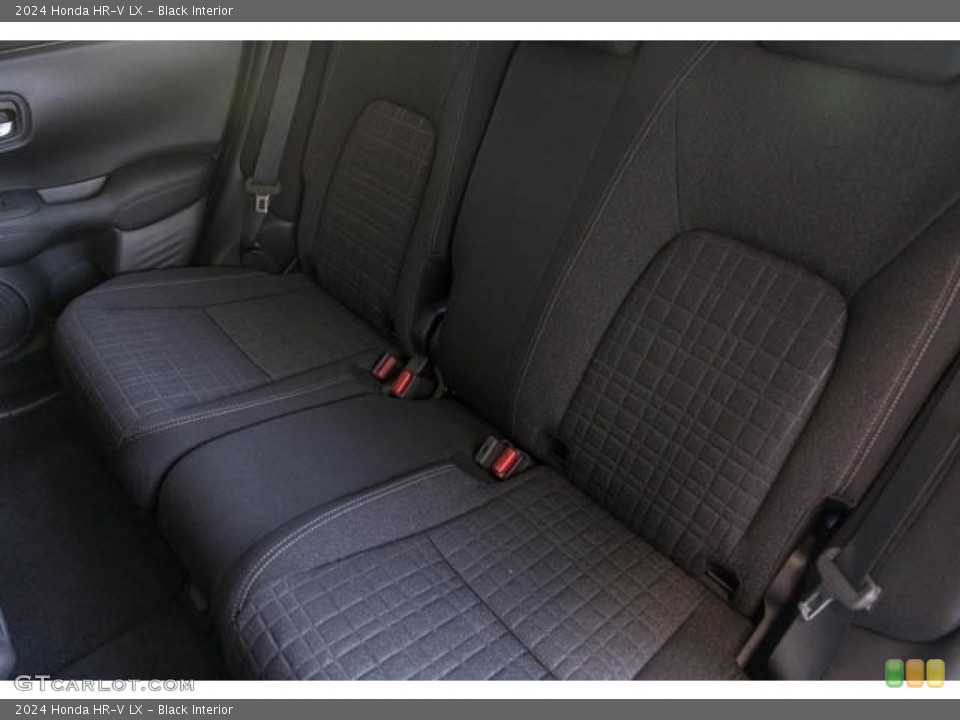Black Interior Rear Seat for the 2024 Honda HR-V LX #146204928