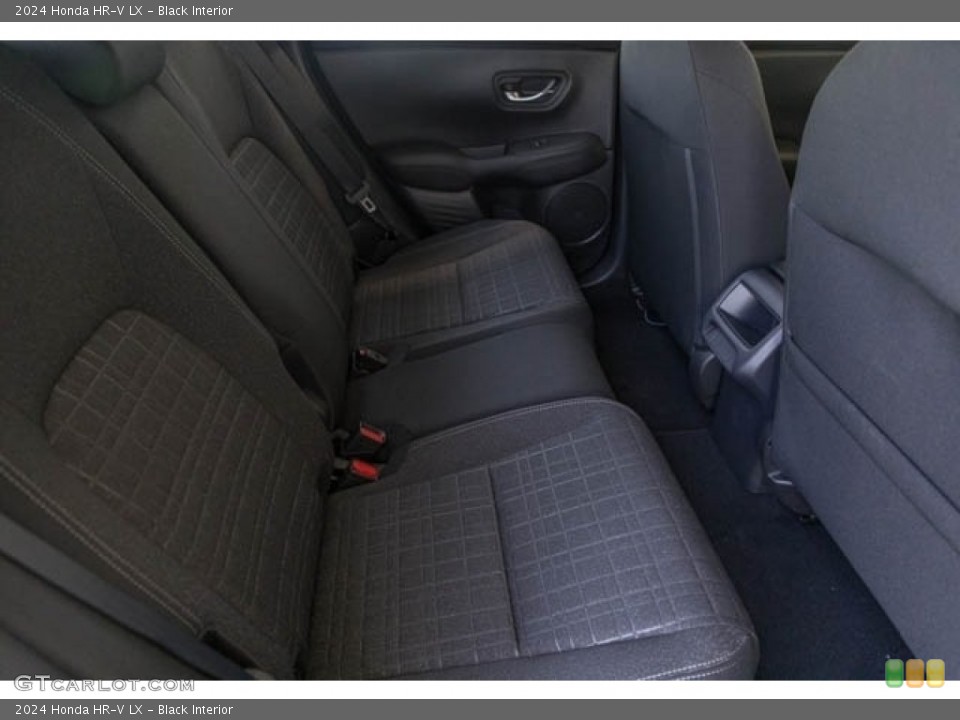 Black Interior Rear Seat for the 2024 Honda HR-V LX #146204973