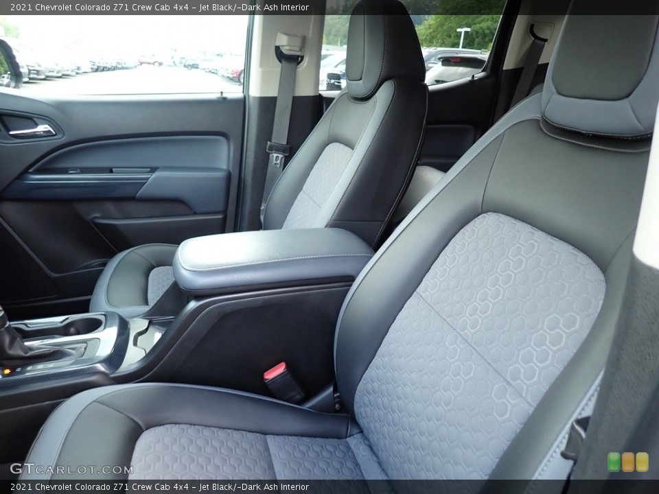 Jet Black/­Dark Ash Interior Front Seat for the 2021 Chevrolet Colorado Z71 Crew Cab 4x4 #146205105