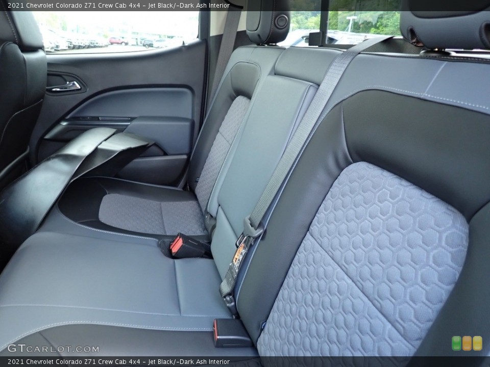 Jet Black/­Dark Ash Interior Rear Seat for the 2021 Chevrolet Colorado Z71 Crew Cab 4x4 #146205120