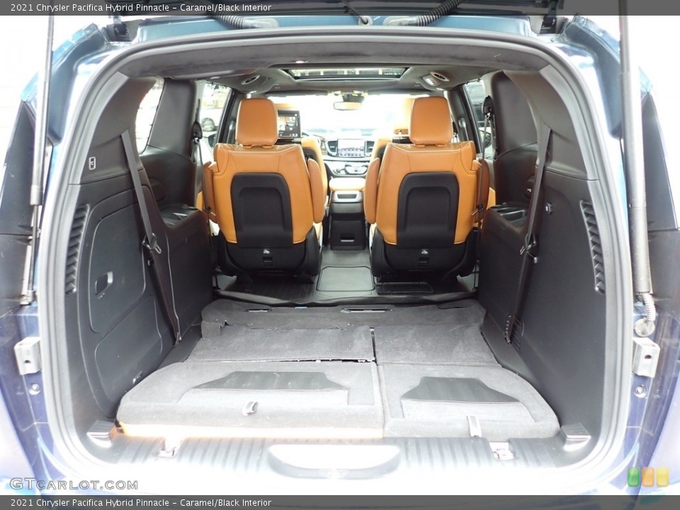 Caramel/Black Interior Trunk for the 2021 Chrysler Pacifica Hybrid Pinnacle #146206317