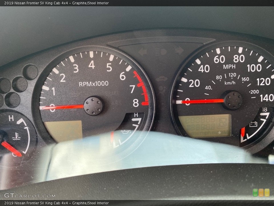Graphite/Steel Interior Gauges for the 2019 Nissan Frontier SV King Cab 4x4 #146206888