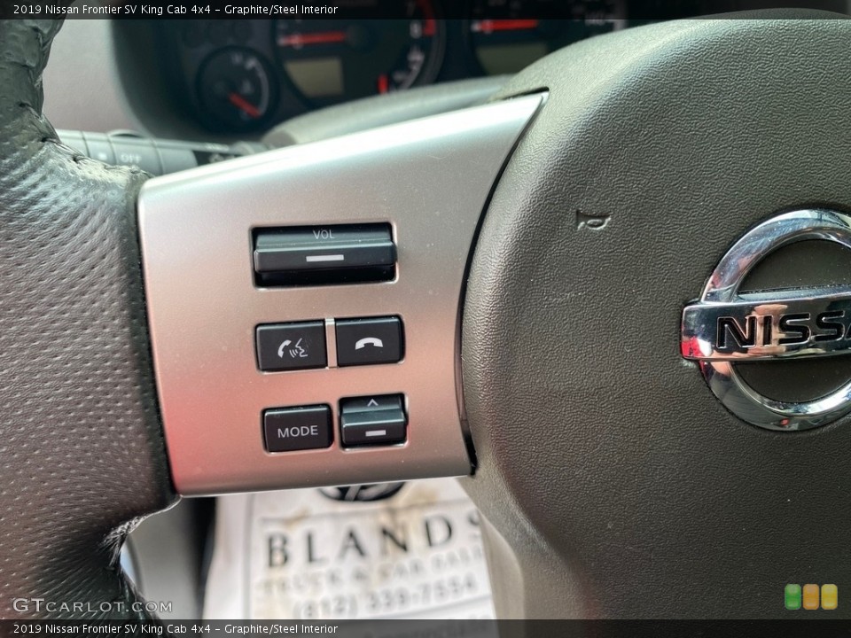 Graphite/Steel Interior Steering Wheel for the 2019 Nissan Frontier SV King Cab 4x4 #146206917