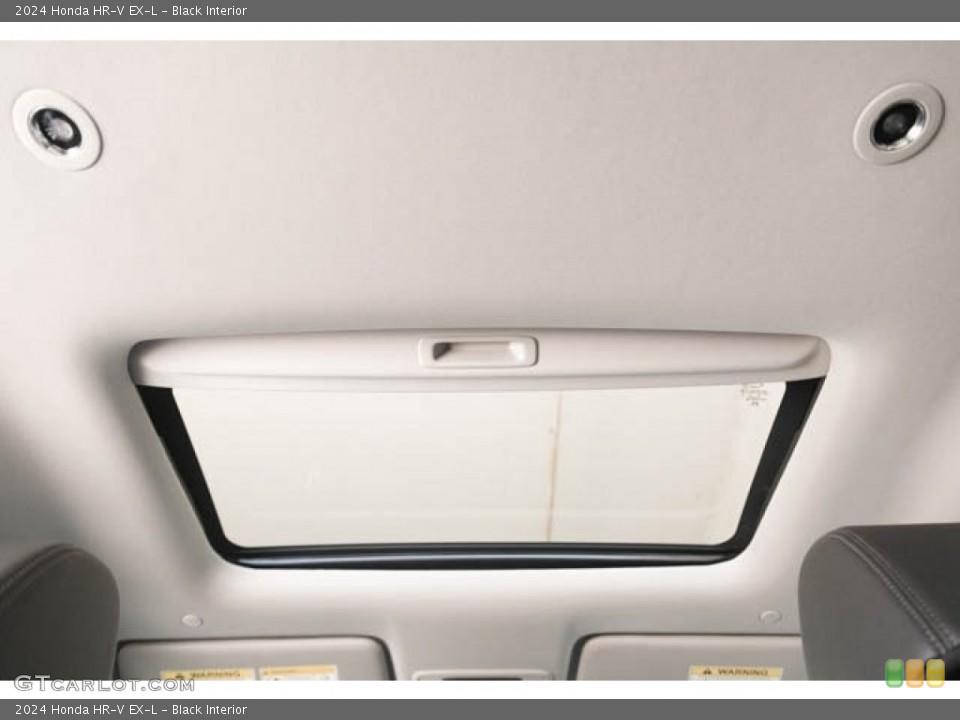 Black Interior Sunroof for the 2024 Honda HR-V EX-L #146207388