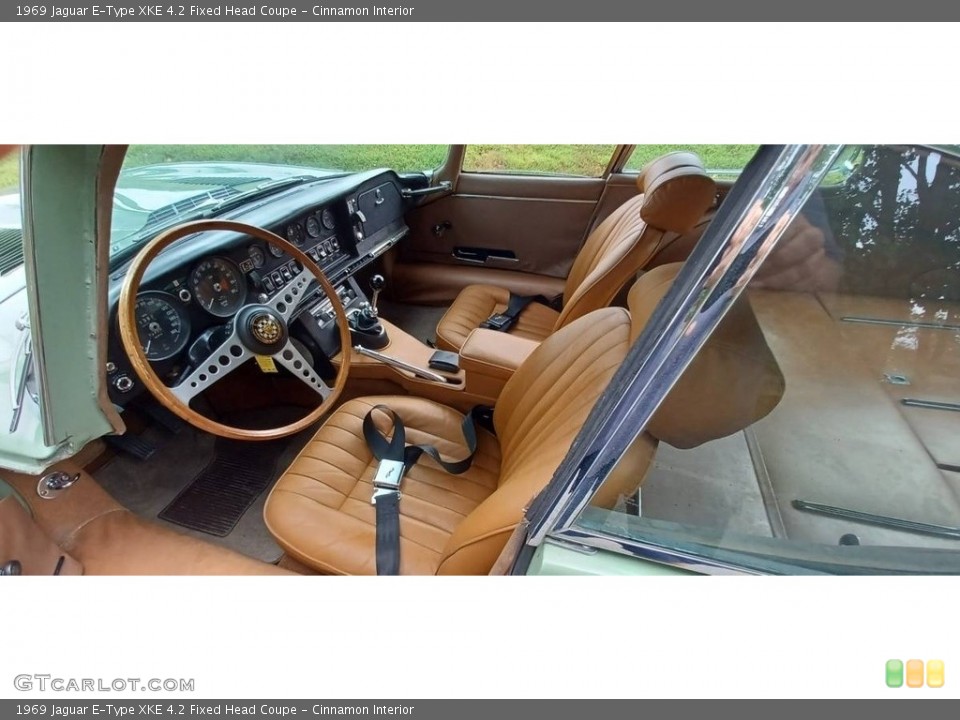 Cinnamon 1969 Jaguar E-Type Interiors