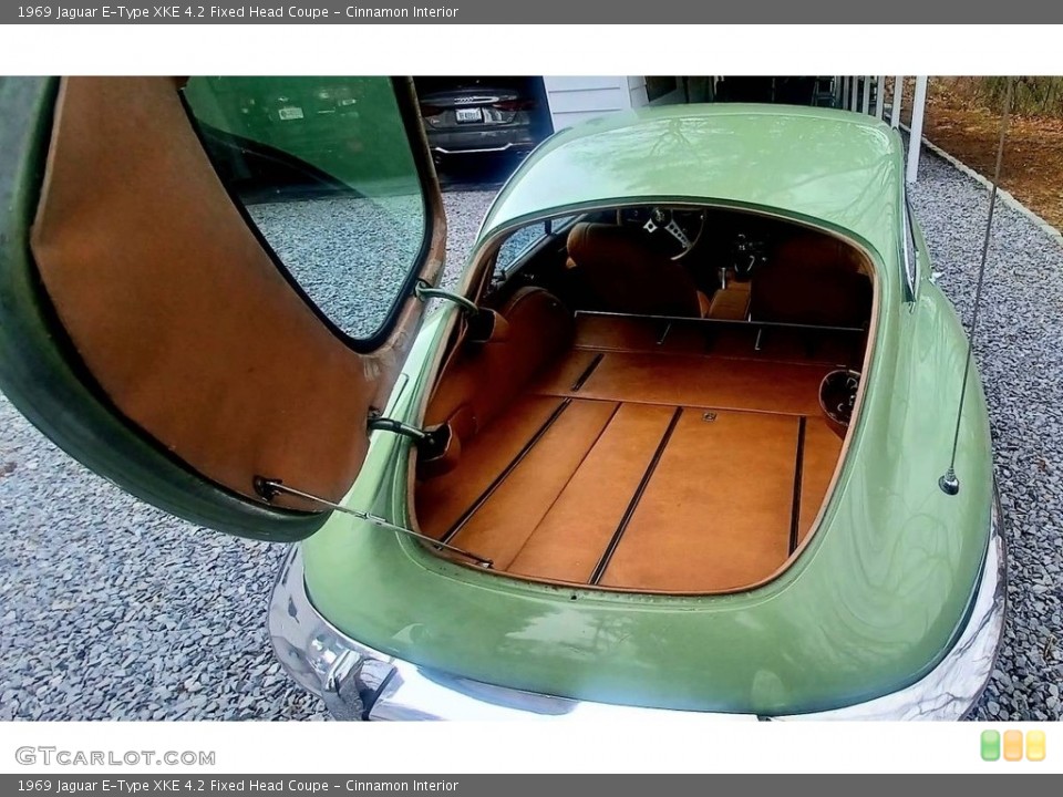 Cinnamon Interior Trunk for the 1969 Jaguar E-Type XKE 4.2 Fixed Head Coupe #146207454