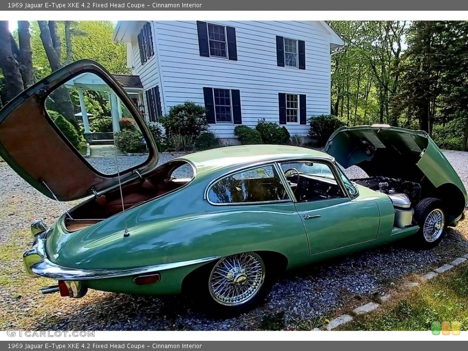 Cinnamon Interior Trunk for the 1969 Jaguar E-Type XKE 4.2 Fixed Head Coupe #146207475