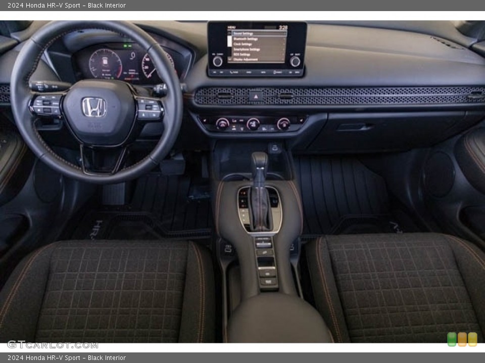 Black Interior Dashboard for the 2024 Honda HR-V Sport #146207985