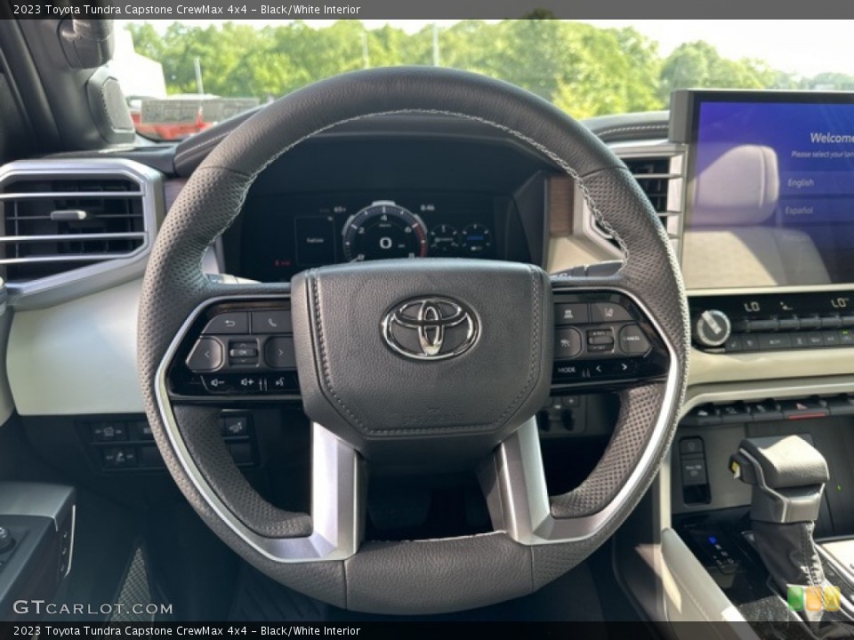 Black/White Interior Steering Wheel for the 2023 Toyota Tundra Capstone CrewMax 4x4 #146208094