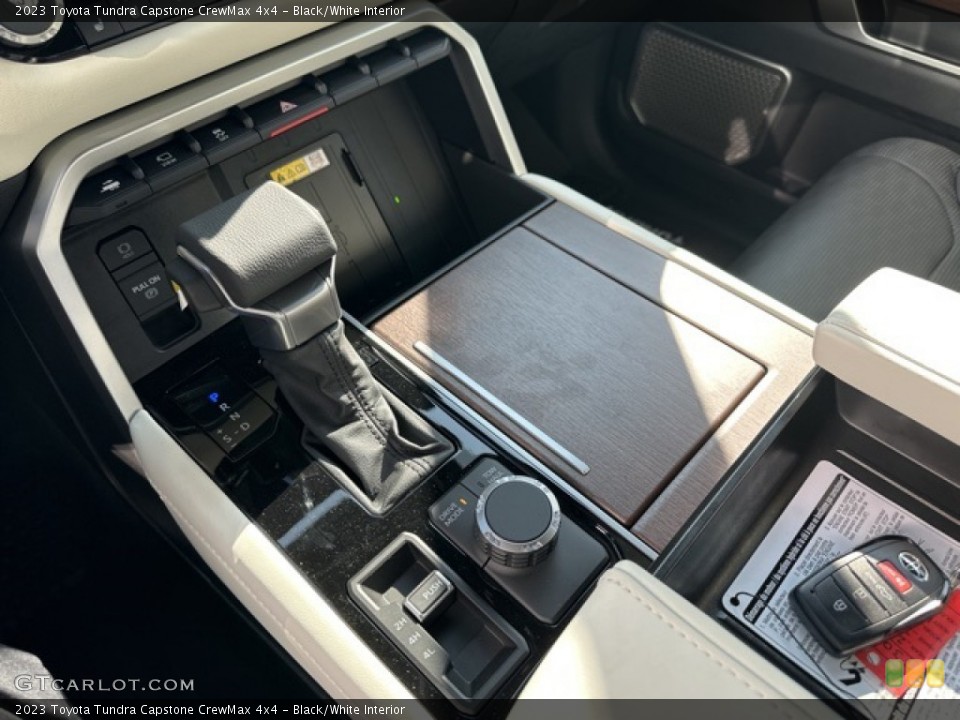 Black/White Interior Transmission for the 2023 Toyota Tundra Capstone CrewMax 4x4 #146208156