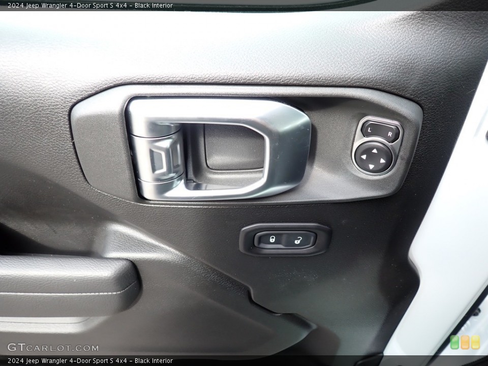 Black Interior Door Panel for the 2024 Jeep Wrangler 4-Door Sport S 4x4 #146208435