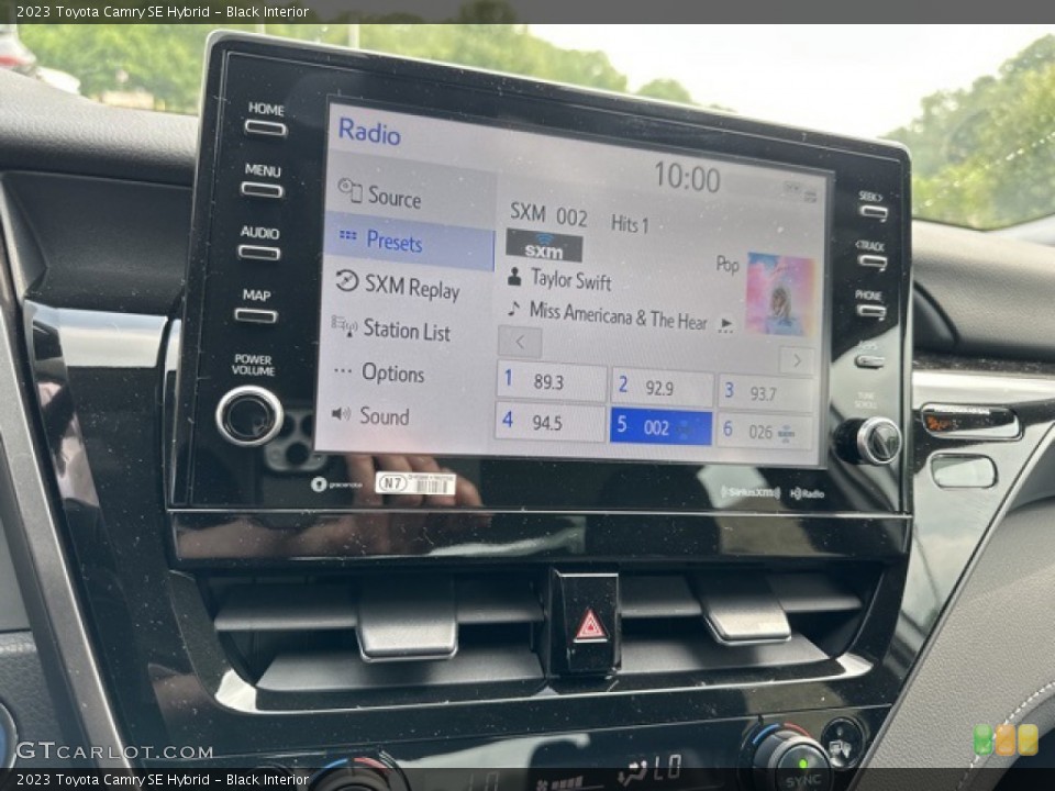 Black Interior Controls for the 2023 Toyota Camry SE Hybrid #146208657