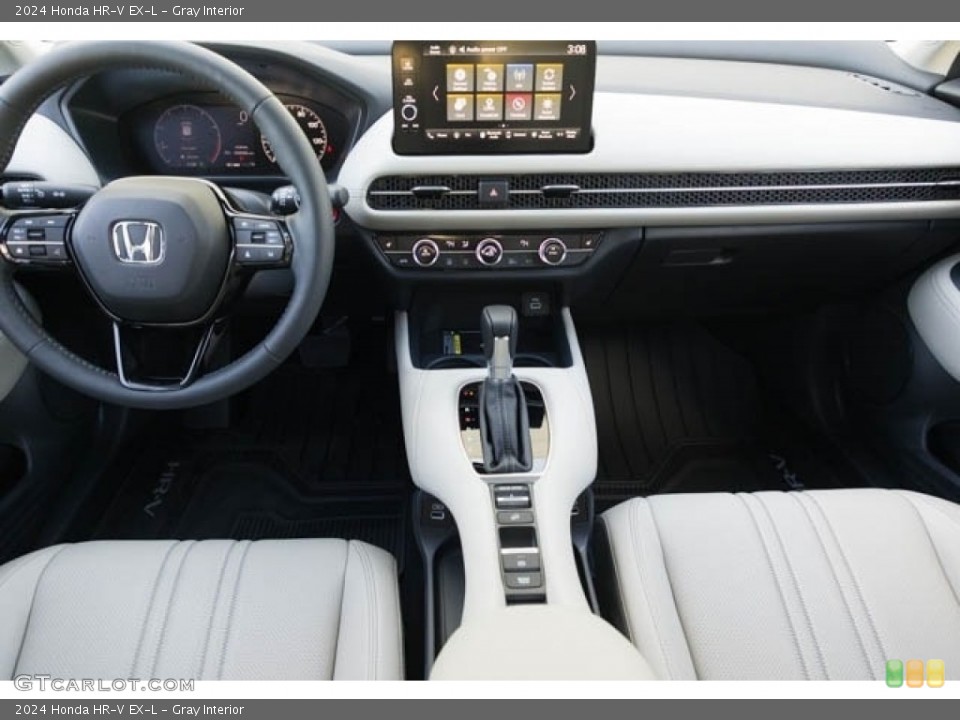 Gray Interior Dashboard for the 2024 Honda HR-V EX-L #146208757